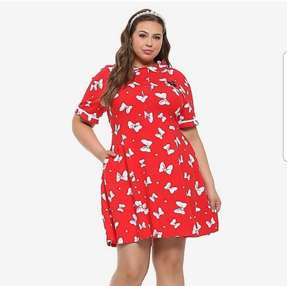 Disney Dresses & Skirts - NWT Disney Minnie Mouse Bow Print Dress